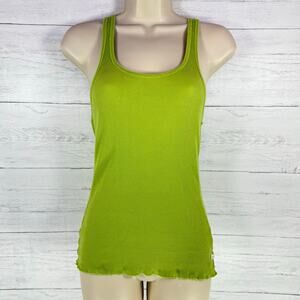 VTG Abercrombie Fitch Y2K Large green Cami babydoll tank fairy bella elena women